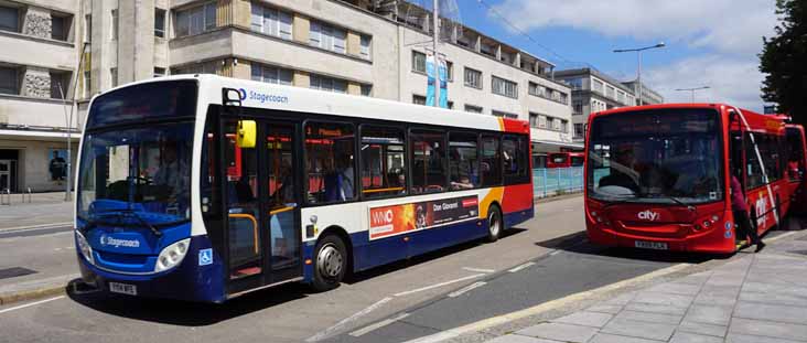 Alexander Dennis Enviro200 Stagecoach South West 37114 & Plymouth 160